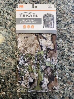 Tekari Silvertec XRC Camo Base Layer Shirt - Green/Brown/White